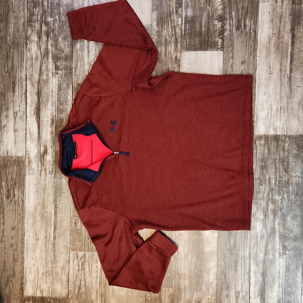 Under Armour Cold Gear Loose 1/4 Zip Pullover Mens 2XL - Picture 4 of 16